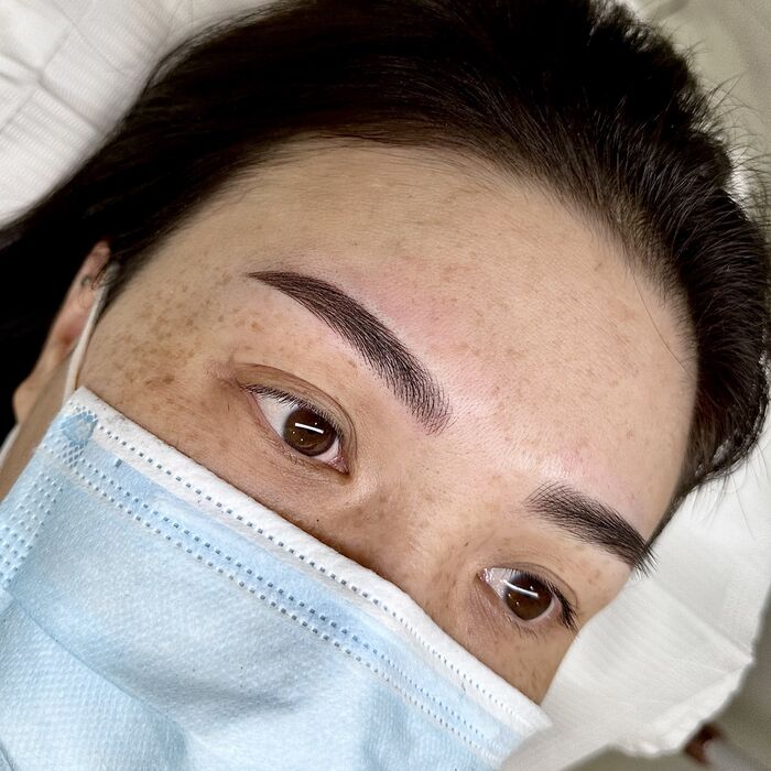 somibrow combo microblading and microshading girl4