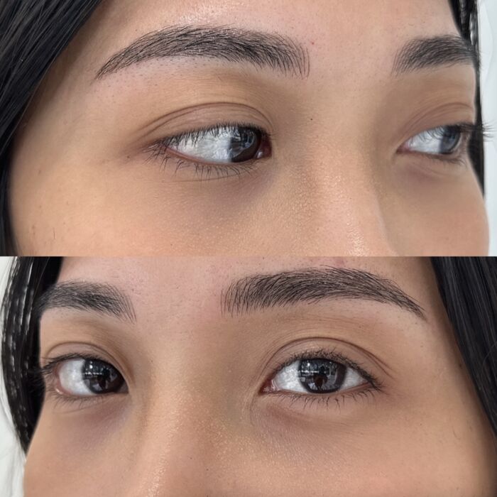 somibrow combo microblading and microshading girl6