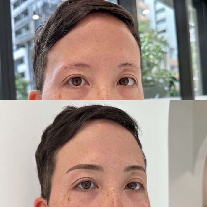 somibrow combo microblading and microshading girl7 before and after