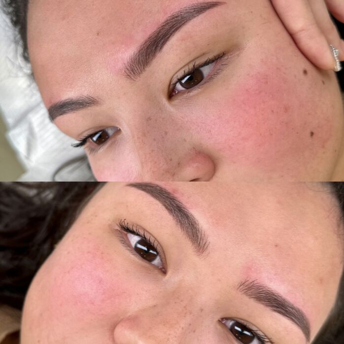 somibrow combo microblading and microshading girl8