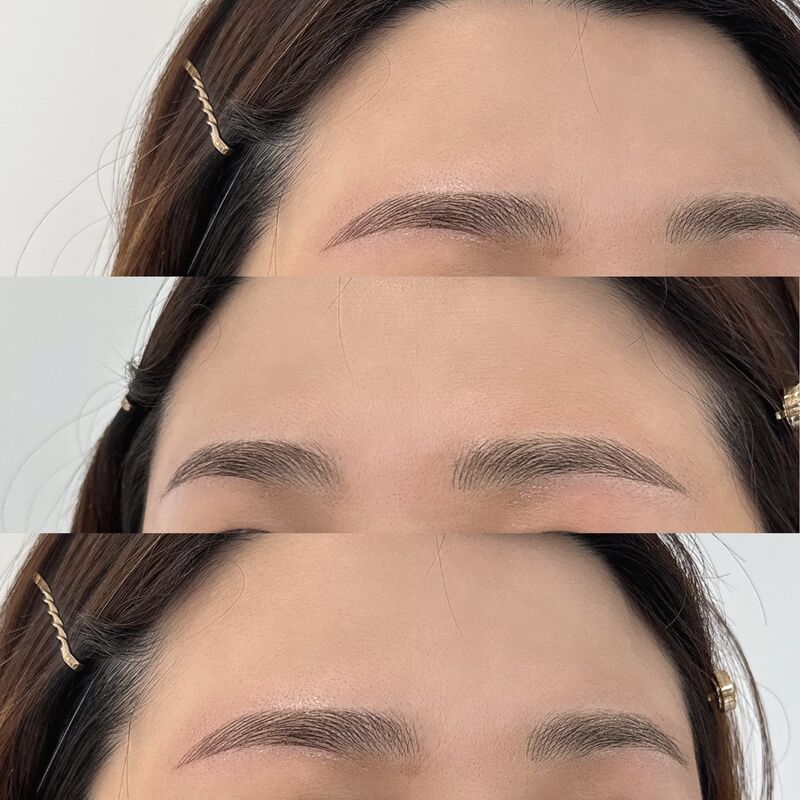 somibrow microblading brows girl1